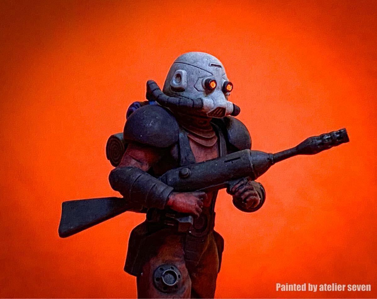 完成品 ボトムズ 工房いやさか 1/24 ギルガメス軍 歩兵 ガレージ 完成品 ボトムズ 工房いやさか 1/24 ギルガメス軍 歩兵 ガレージ