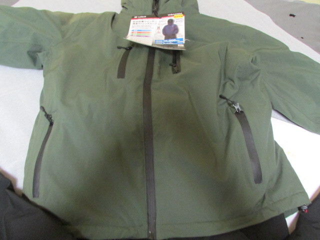 即決 ルキア(LIKIA) 防水防寒ウィンター透湿ストレッチスーツ WBA2304 サイズ:LL カラー:オリーブ 未使用品 _画像3