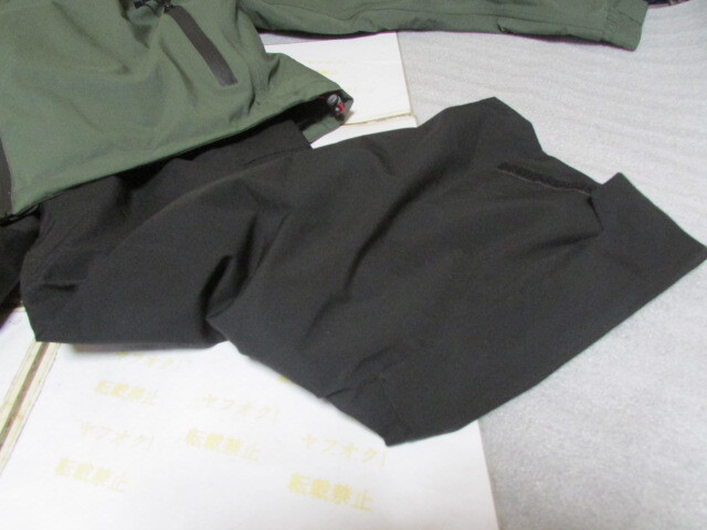 即決 ルキア(LIKIA) 防水防寒ウィンター透湿ストレッチスーツ WBA2304 サイズ:LL カラー:オリーブ 未使用品 _画像7