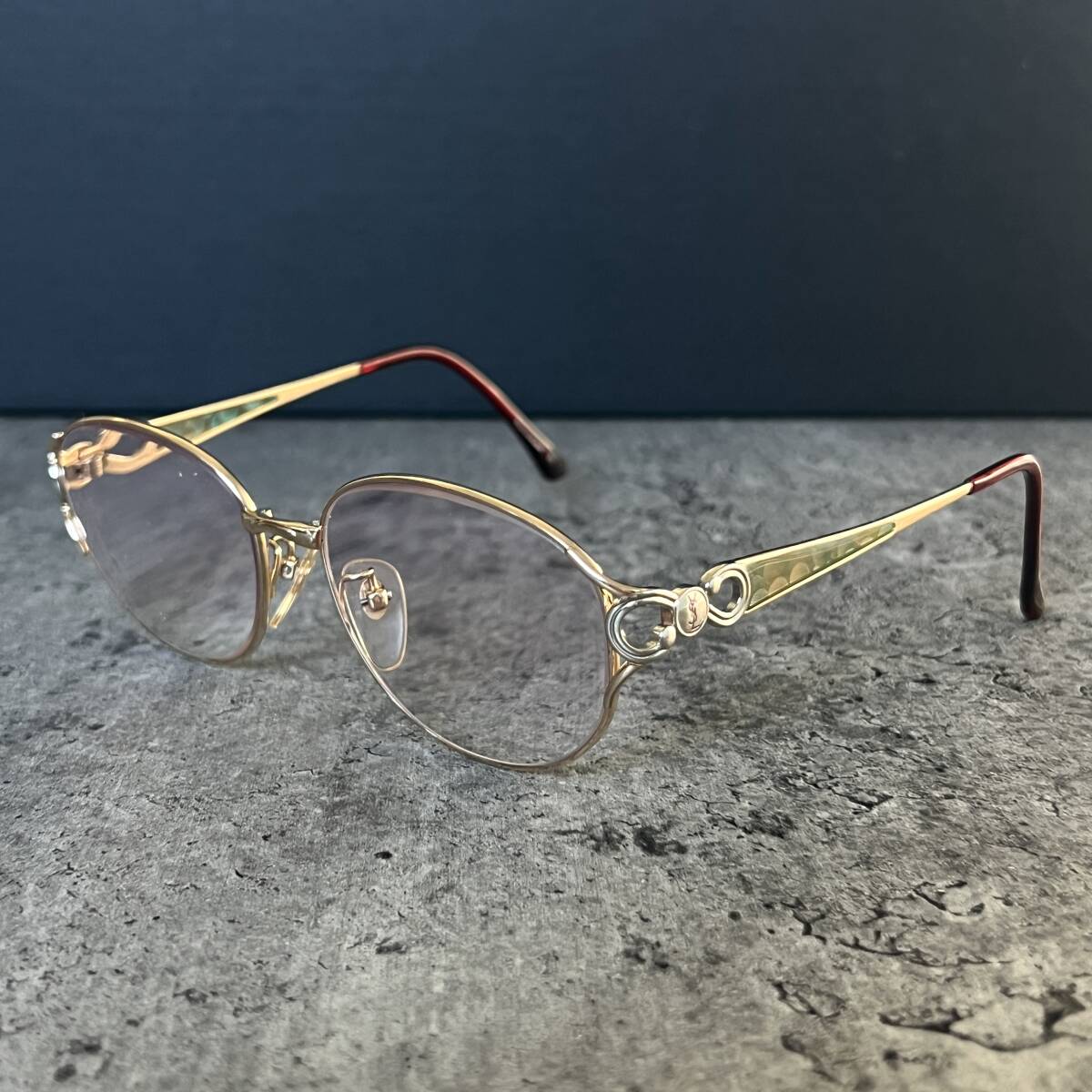 YvesSaintLaurent イヴサンローラン サイドYSLロゴ ステンド YvesSaintLaurent イヴサンローラン サイドYSLロゴ ステンド