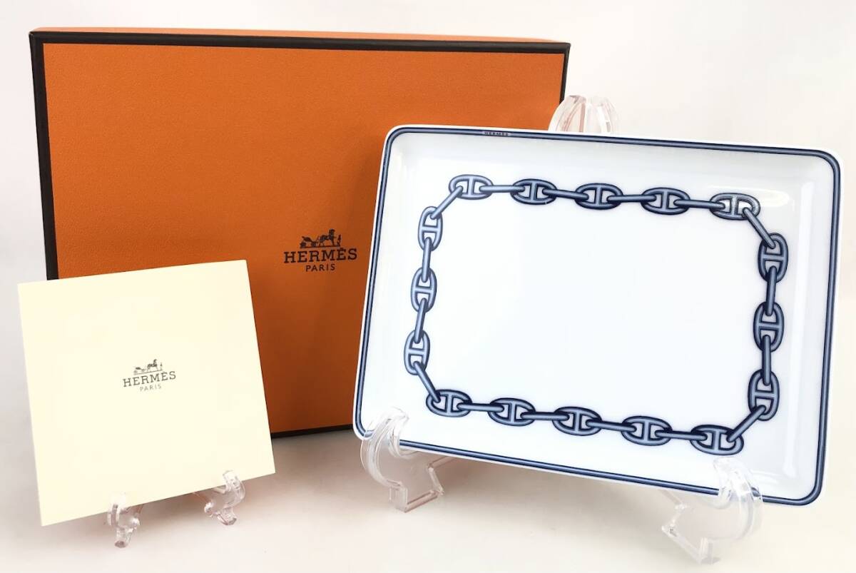 美品】F1070 HERMES エルメス シェーヌダンクル スクエア 美品】F1070 HERMES エルメス シェーヌダンクル スクエア