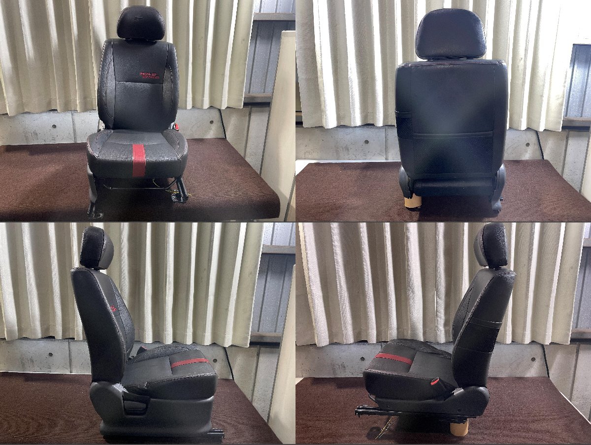 中古 H20年式 JB23W スズキ ジムニー 7型 運(yùn)転席 助手席 シート 左右セット WIRD WIND ワイルドウインド 防水 シートヒーター 付き