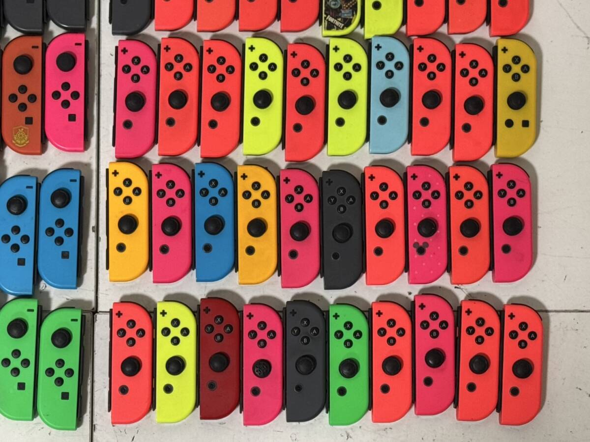 最新な 任天堂 100個 大量まとめ 本体 ジョイコン R L Joy-Con スイッチ ニンテンドースイッチアクセサリー