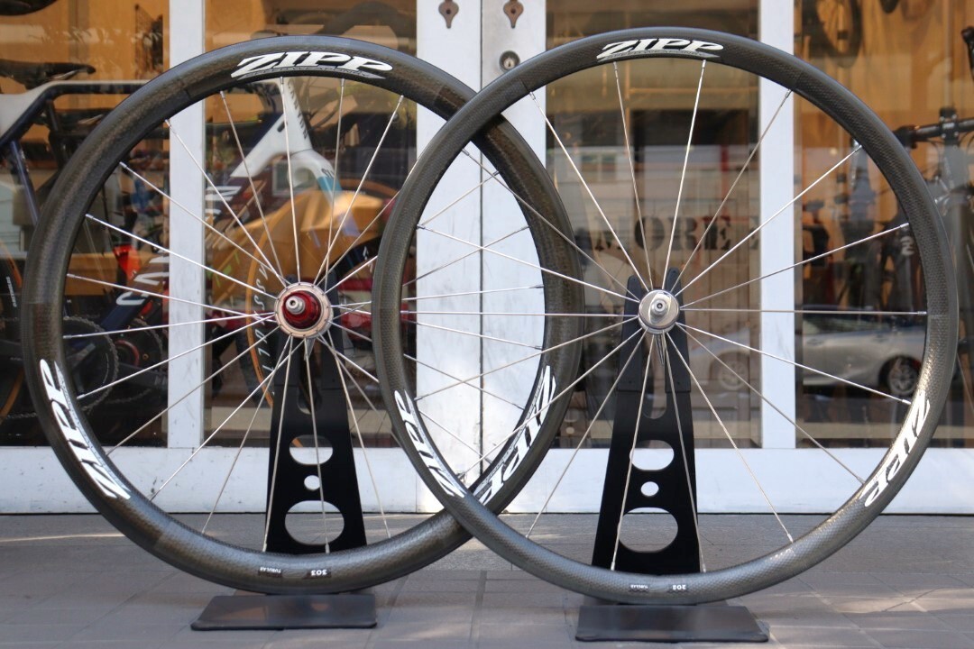 ジップ ZIPP 202 303 カーボン チューブラー ホイールセット シマノ10S ナローリム 【横浜店】