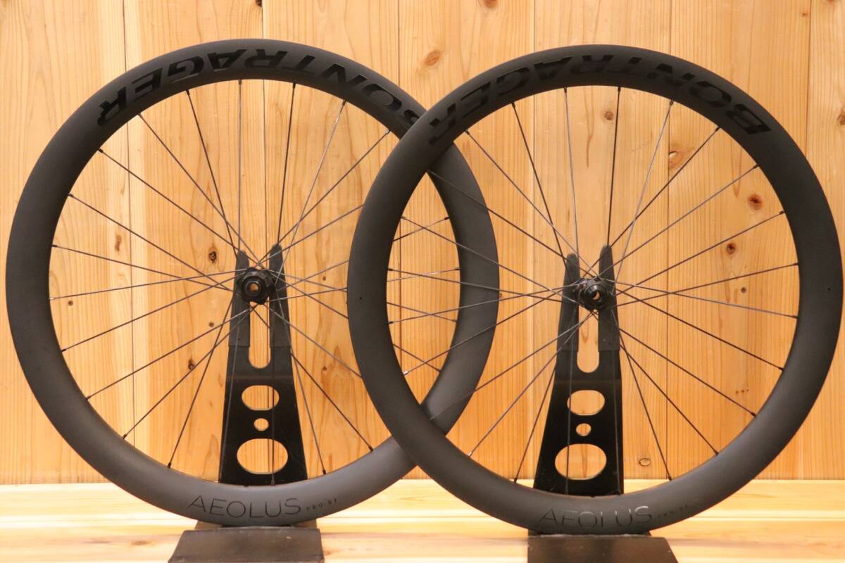 ボントレガー BONTRAGER アイオロス AEOLUS PRO 51 DISC カーボン チューブレスレディ ホイールセット 【芦屋店】
