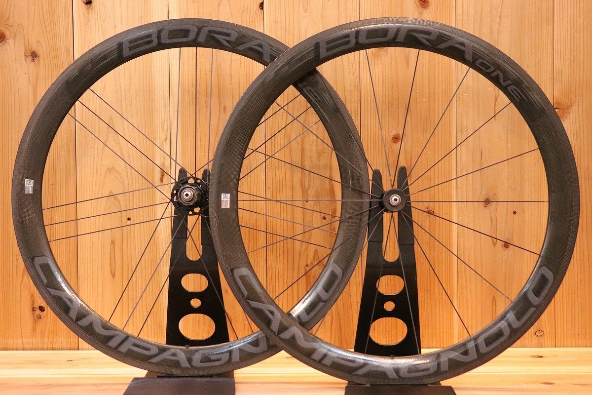 カンパニョーロ CAMPAGNOLO ボーラ BORA ONE 50 TU カーボン チューブラー ホイールセット シマノ 11S/12S ナローリム 【芦屋店】