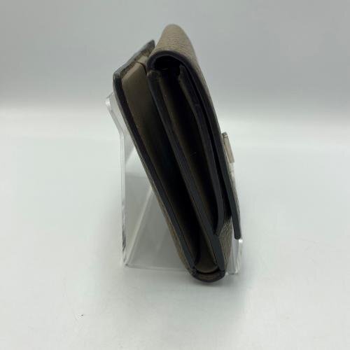 FENDI フェンディ 8M0438 二つ折り財(cái)布 ブランド レディース メンズ レザー グレージュ系 コンパクトウォレット