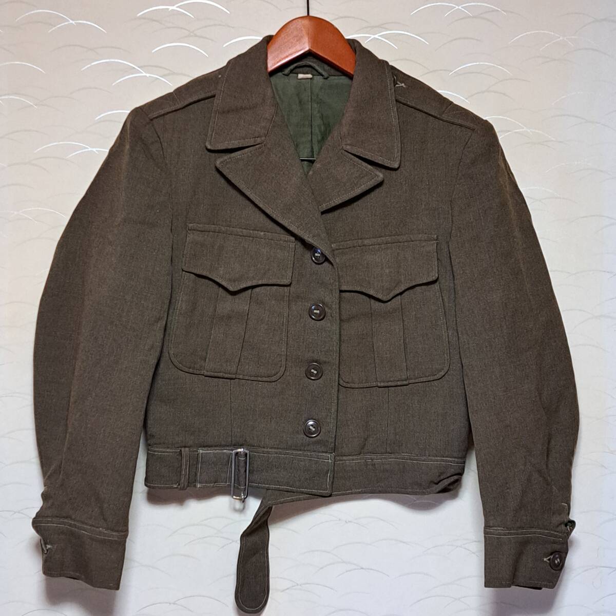 警察予備隊 米軍貸与/供与ジャケット 昭和31年 作業服 自衛隊短 警察予備隊 米軍貸与/供与ジャケット 昭和31年 作業服 自衛隊短