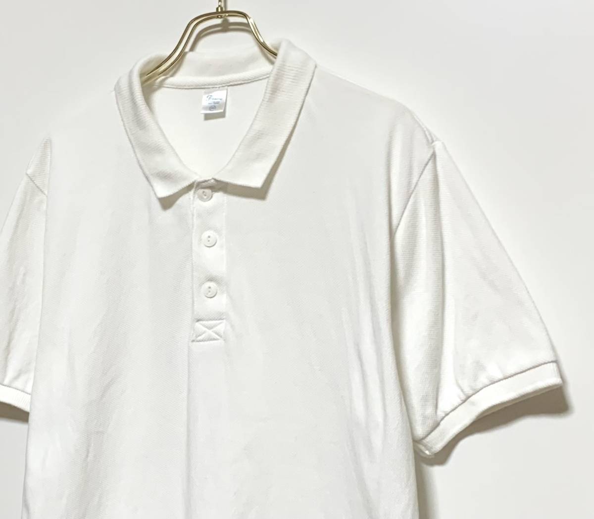 PRESTONS ポロシャツ（XXL）白 プレストンズ ヘビーウェイト 厚手 アメカジ ビッグサイズ_画像2