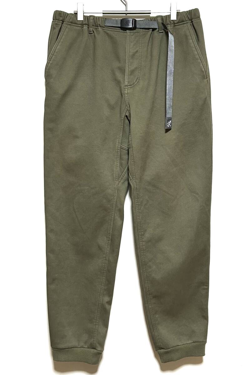 GRAMICCI × OSHMAN'S 別注 ボンディング ストレッチ ツイル ナロー リブ パンツ（XL）オリーブ グラミチ オッシュマンズ フリース 秋 冬