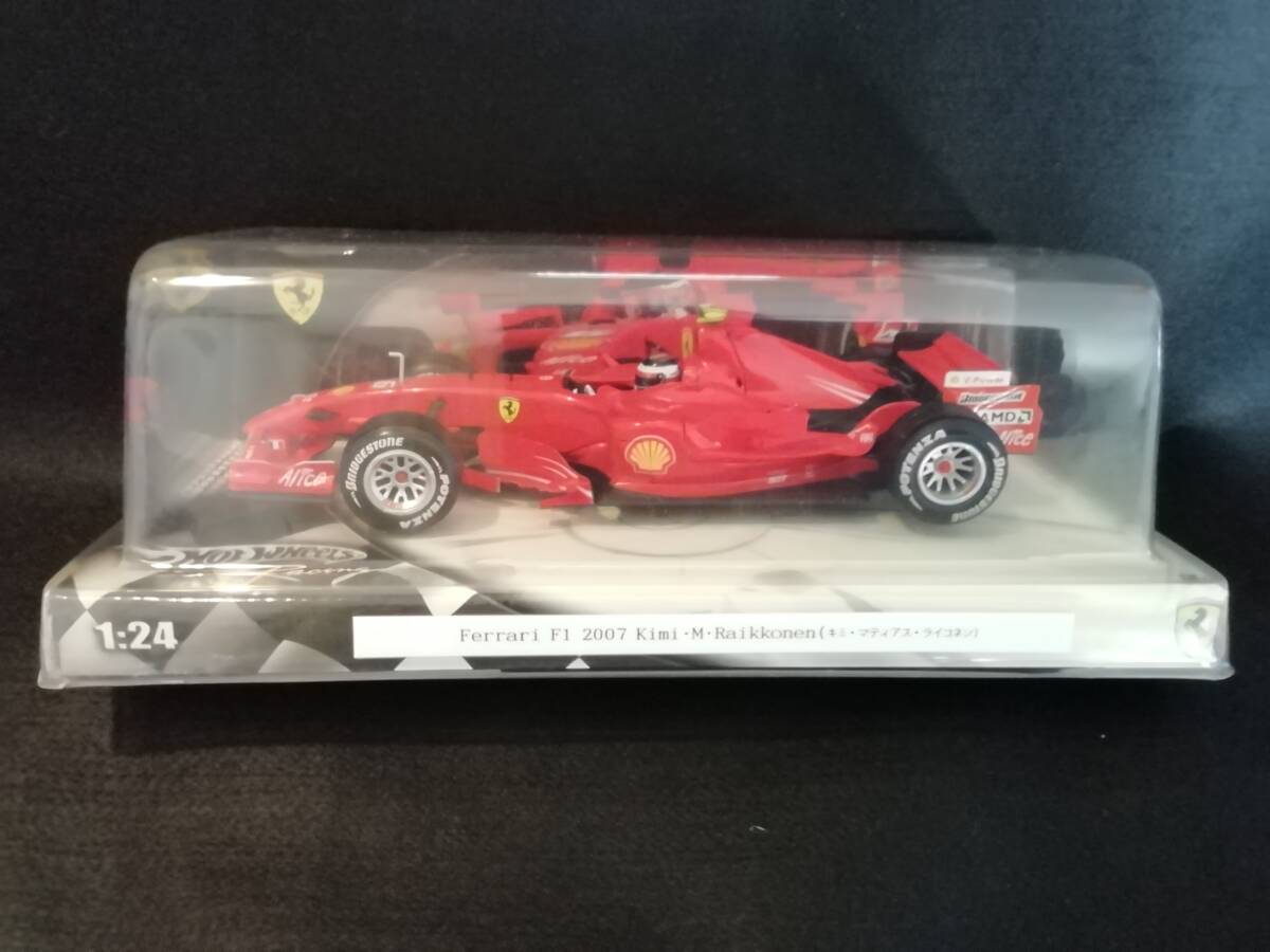 希少 フェラーリ F2007 キミ-ライコネン 1/24 ホットウィール/未開封品