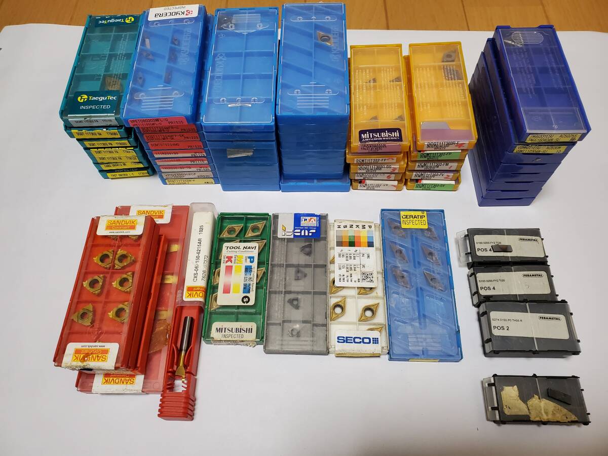 旋盤チップまとめ。【未使用品】