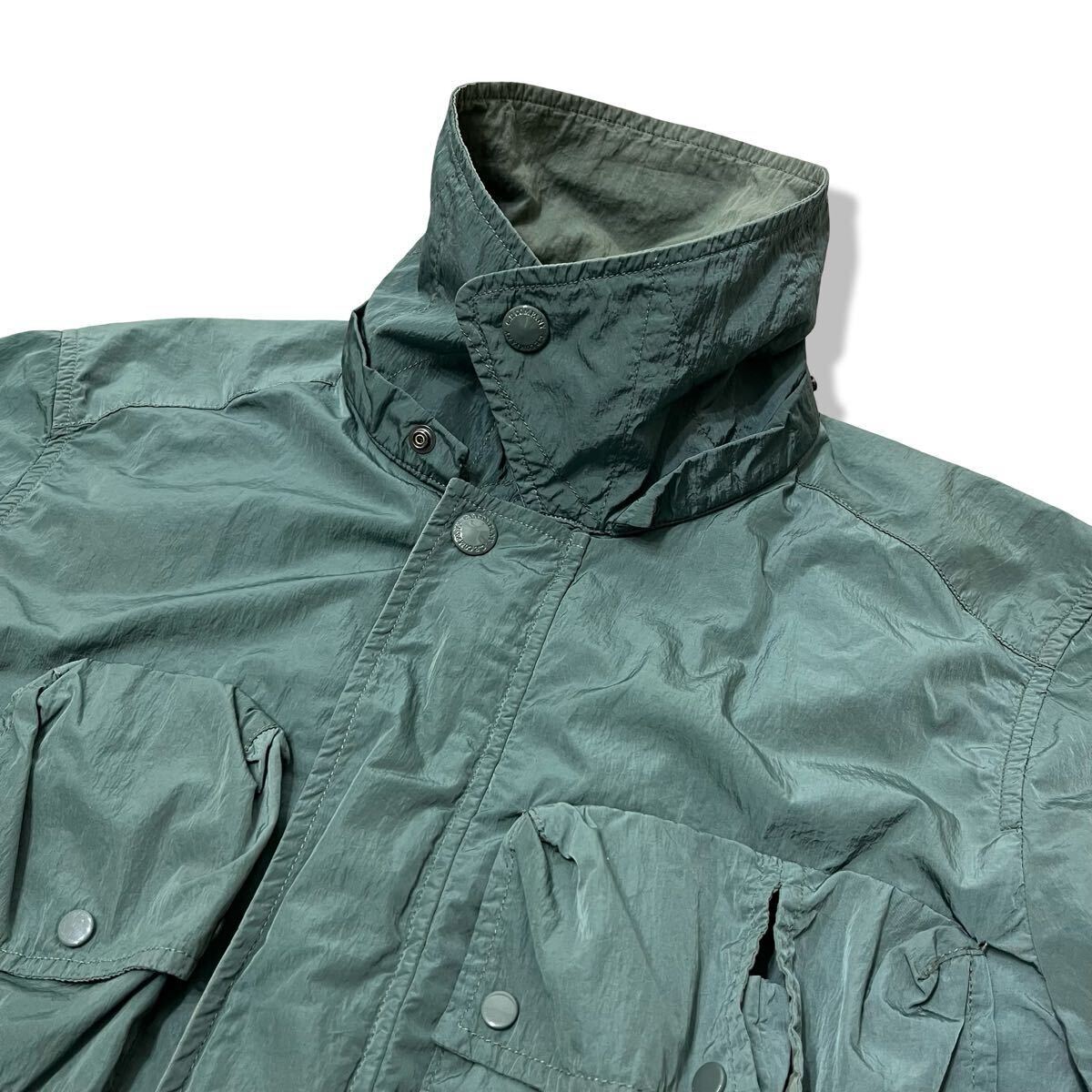 [2014SS]C.P.COMPANY(si-pi- Company )ga- men to большой нейлон защитные очки служебная программа жакет зеленый L блузон джемпер 