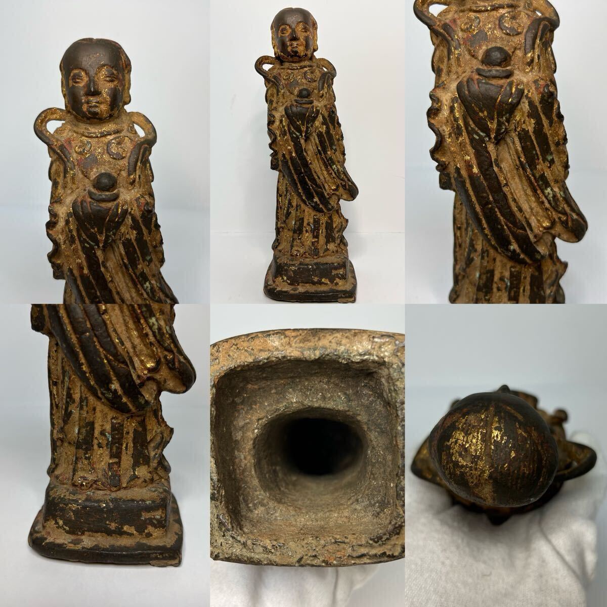 銅盆 仏具 仏像 金銅仏 仏教美術 酒器 骨董 古美術|彫刻・オブジェ 銅盆 仏具 仏像 金銅仏 仏教美術 酒器 骨董 古美術|彫刻・オブジェ