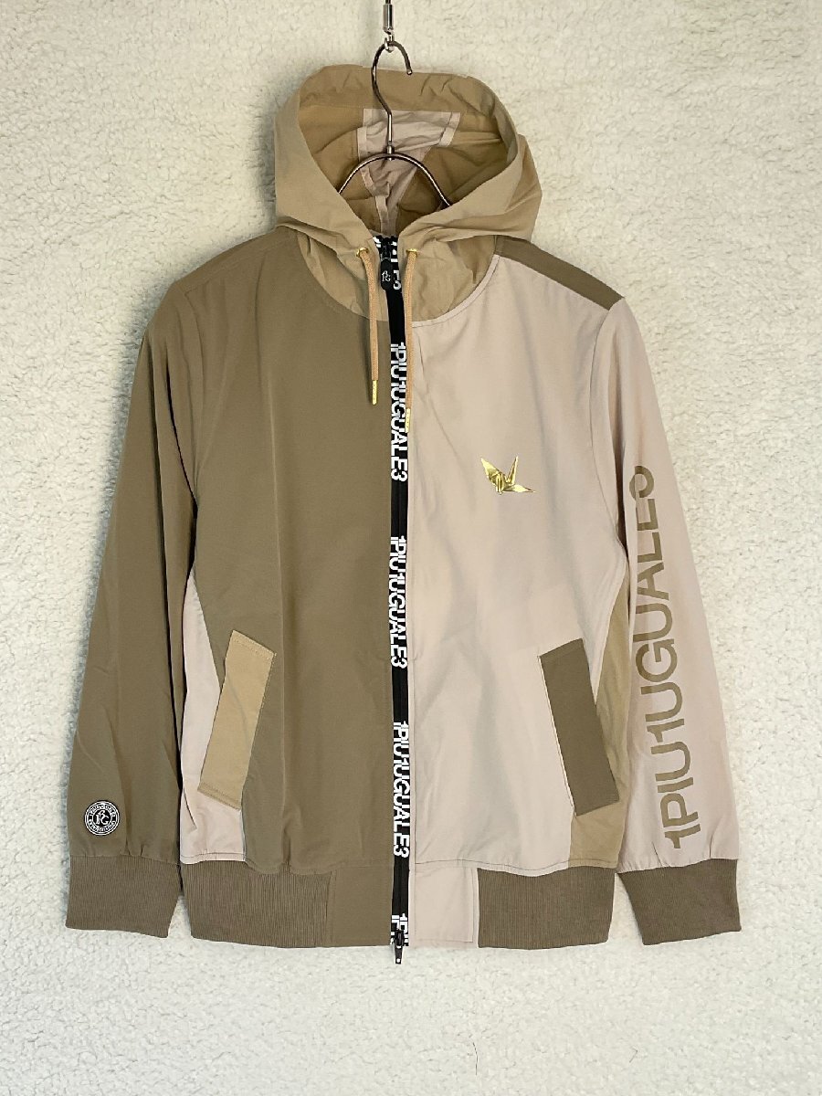 1PIU1UGUALE3 GOLF 3 ホワイト CRAZY WIND BREAKER HOODIE 1PIU1UGUALE3 GOLF 3 ホワイト CRAZY WIND BREAKER HOODIE