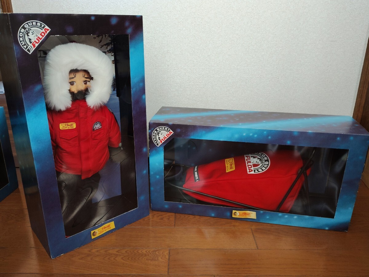 稀少★steiff×fulda yukon quest マッシャー＆ソリセット