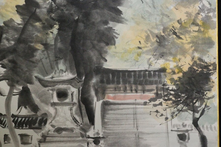 色紙アート 色紙6枚セット 日本画 古美術 絵画