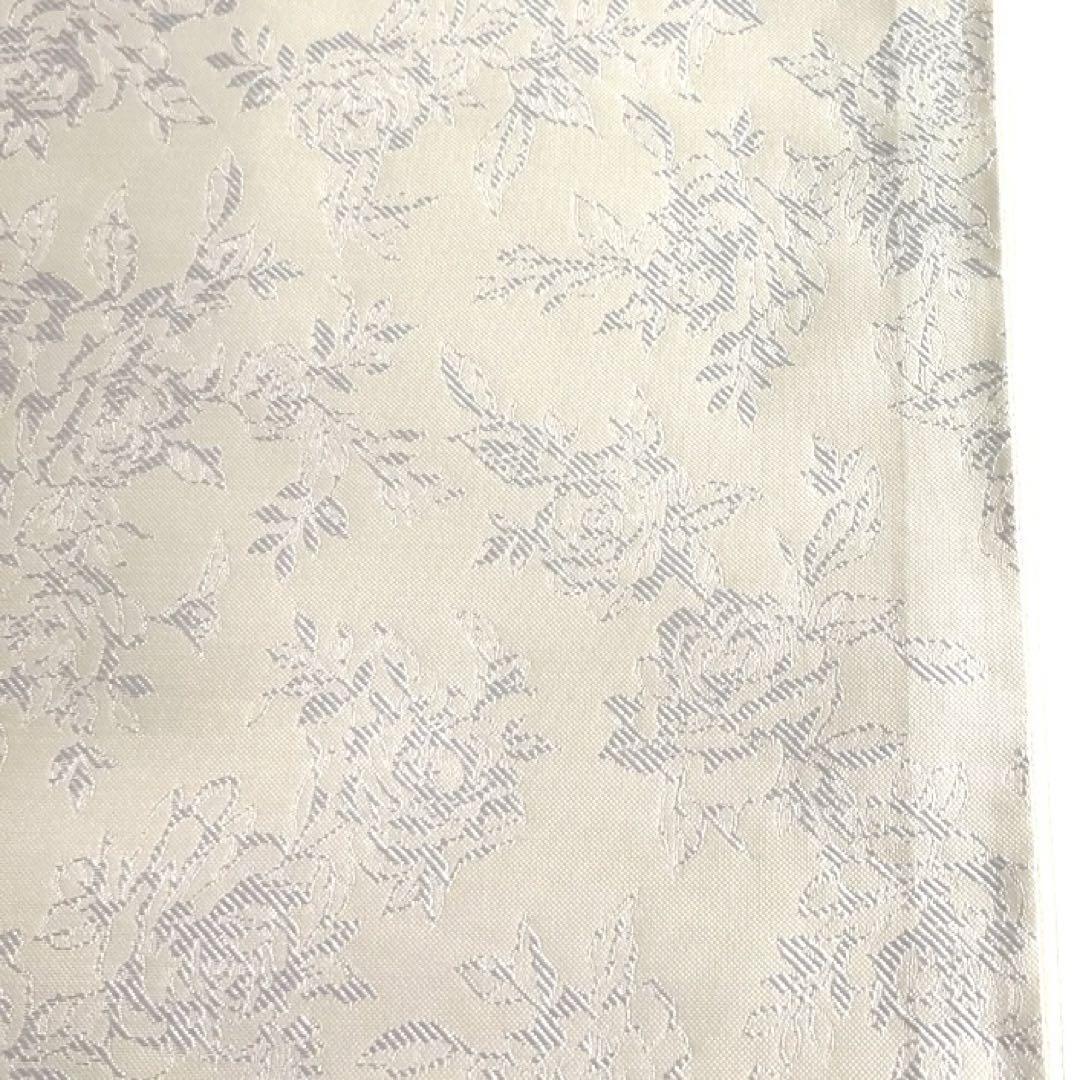 未着用袋帯洗える着物薔薇ホワイト着物113a d