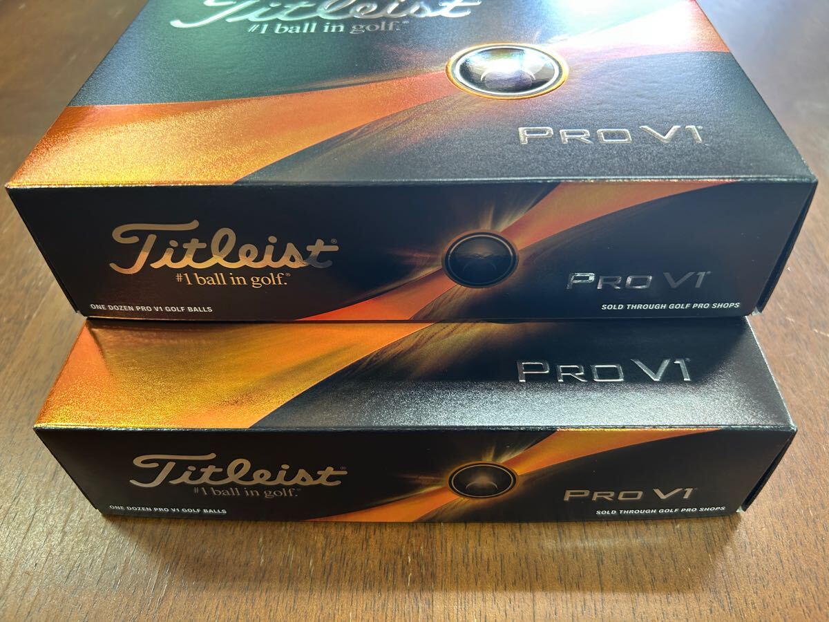 2024 Titleist PRO V1 мяч белый 2 дюжина (24 лампочка ) low номер бесплатная доставка 
