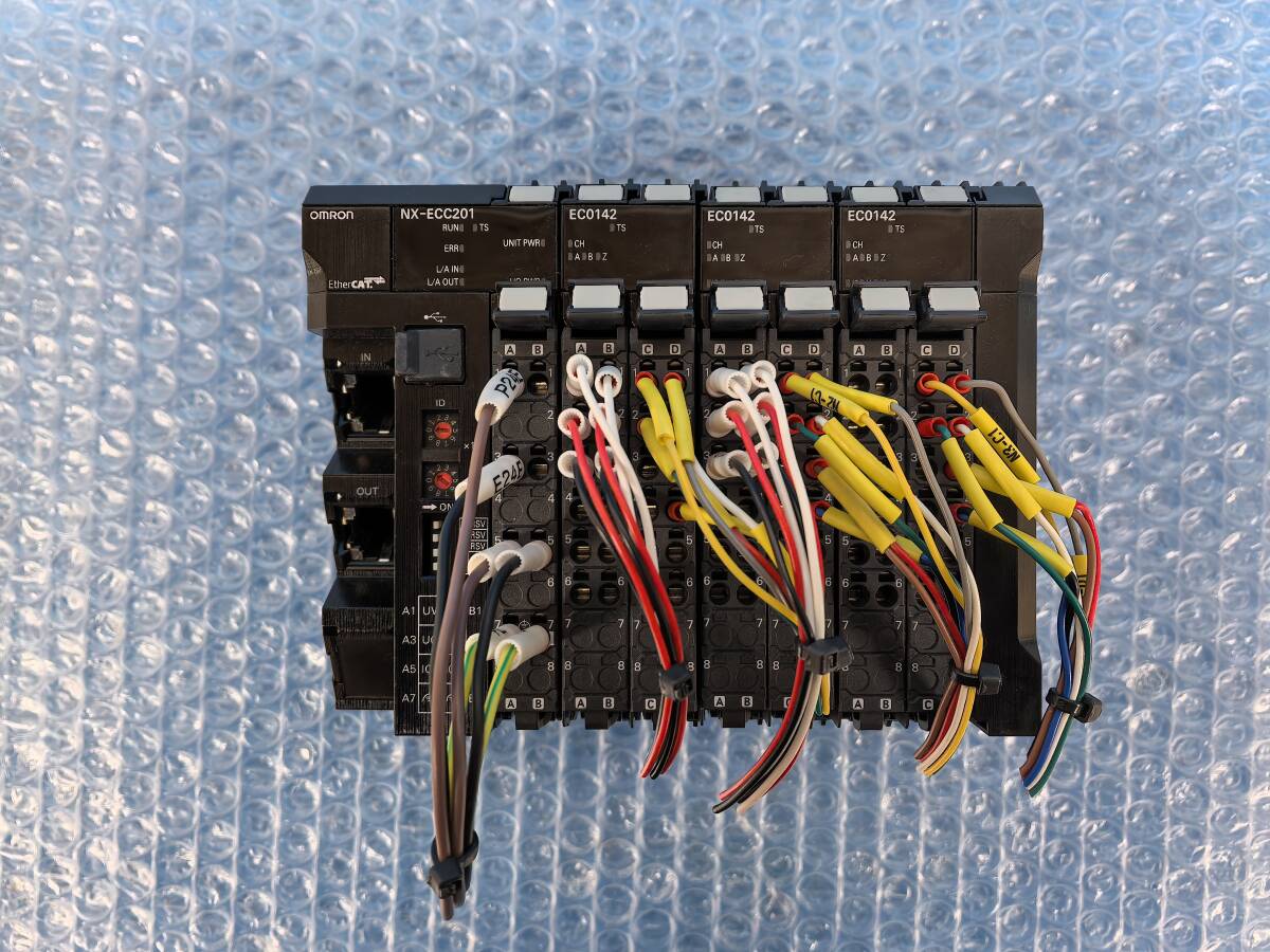 [CK25118] OMRON NX-ECC201 EtherCATカプラユニット EC0142 *3 シーケンサ 動作保証