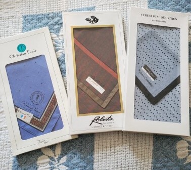 新品未使用紳士ハンカチ３枚セット
