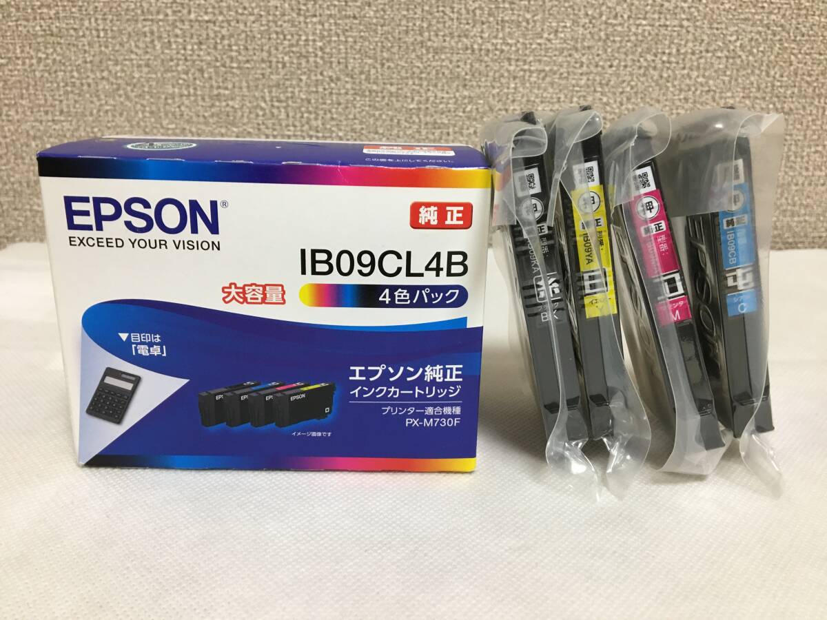 送料無料 エプソン純正インク IB09CL4B 大容量1箱+IB09CL4A 4本 送料無料 エプソン純正インク IB09CL4B 大容量1箱+IB09CL4A 4本