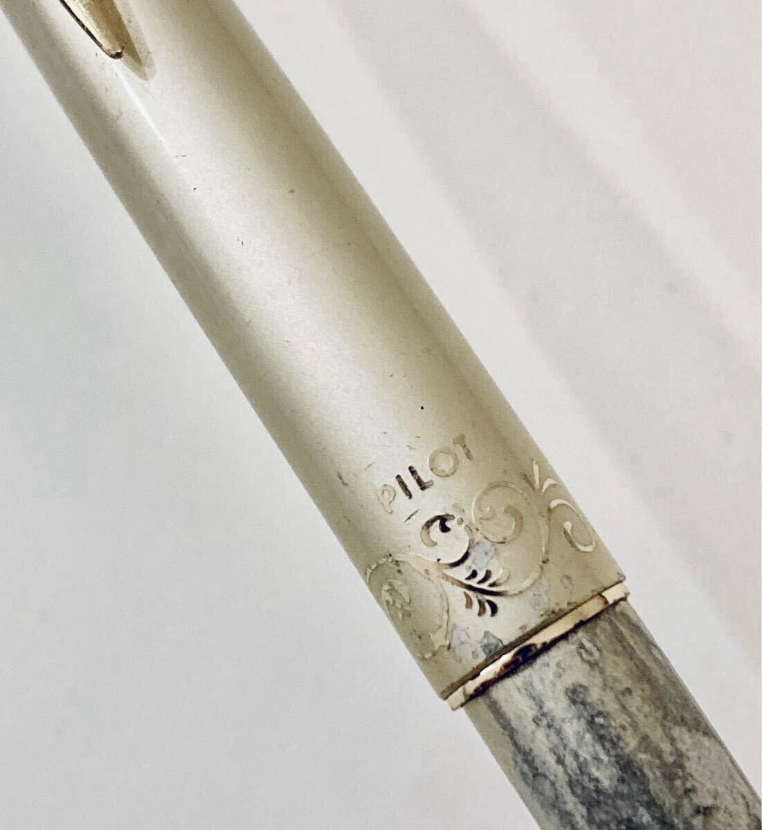 【ペン先18金】パイロット　高級萬年筆　ショート　18k PILOT シルバーブルー　筆記用具　文房具　