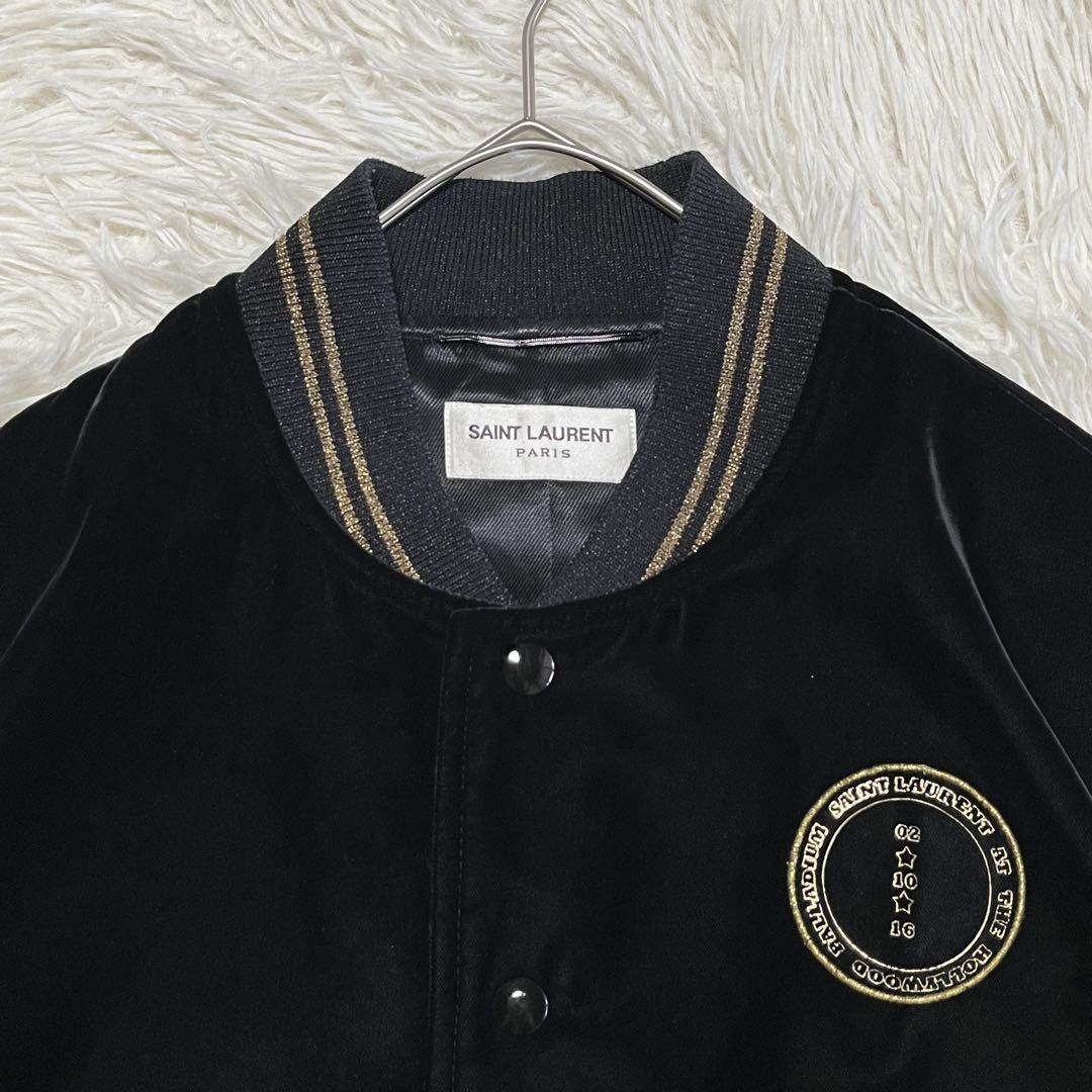 希少】SAINT LAURENT サンローラン テディ ジャケット ブルゾン 希少】SAINT LAURENT サンローラン テディ ジャケット ブルゾン