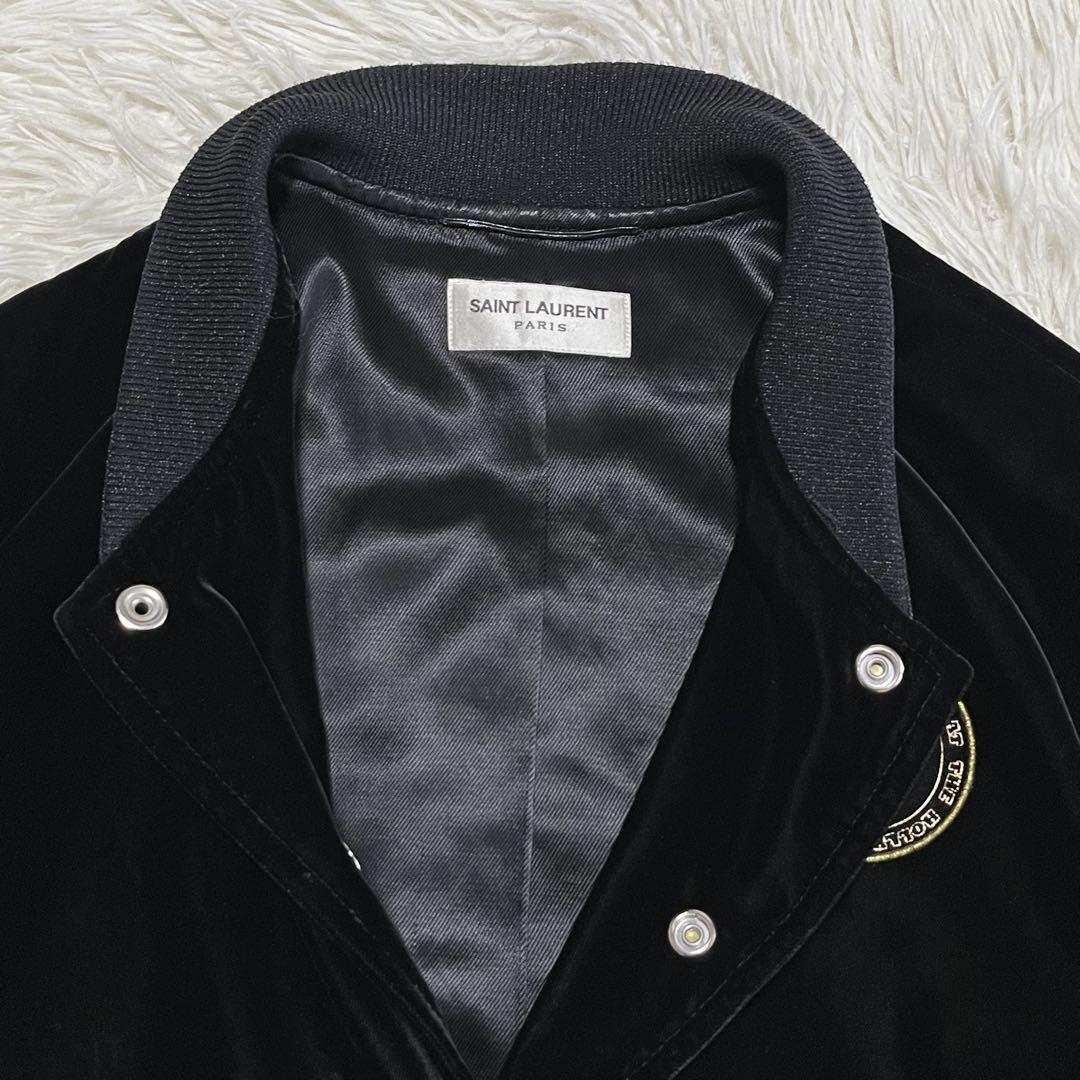 希少】SAINT LAURENT サンローラン テディ ジャケット ブルゾン 希少】SAINT LAURENT サンローラン テディ ジャケット ブルゾン