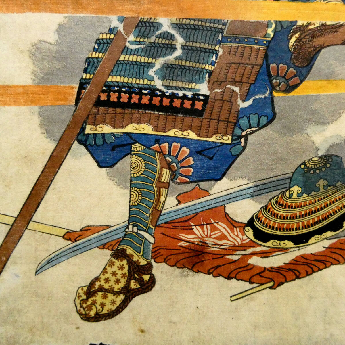 歌川国芳◇武者絵 討死◇江戸時代 木版浮世絵◇「太平記英勇伝