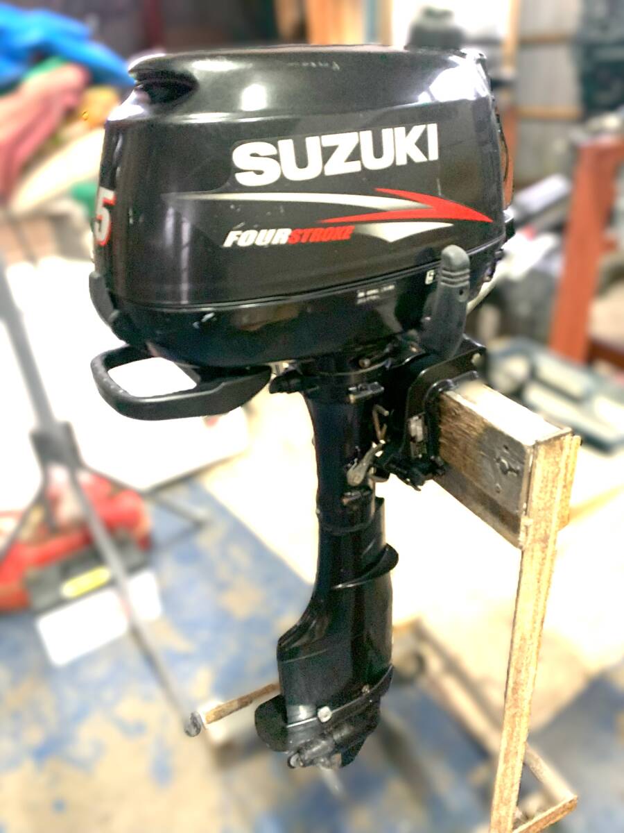 SUZUKI スズキ 船外機 DF5 4スト 始動確認済 L足 離島除き送料 SUZUKI スズキ 船外機 DF5 4スト 始動確認済 L足 離島除き送料