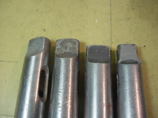 機械側MT4→工具側MT3 ドリルスリーブ4本組 中古品 Cセットの画像4