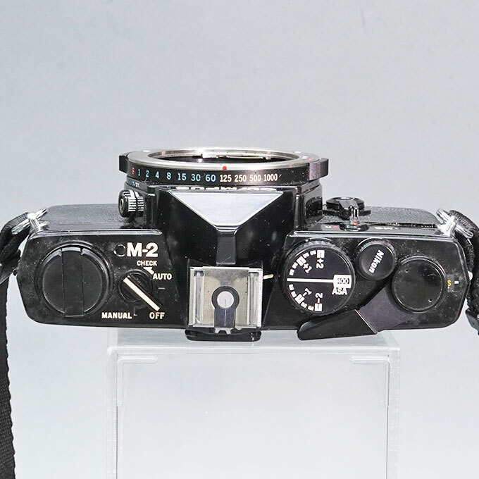 【09】オリンパス　OLYMUPUS OM-2 ブラック　ボディ_画像6