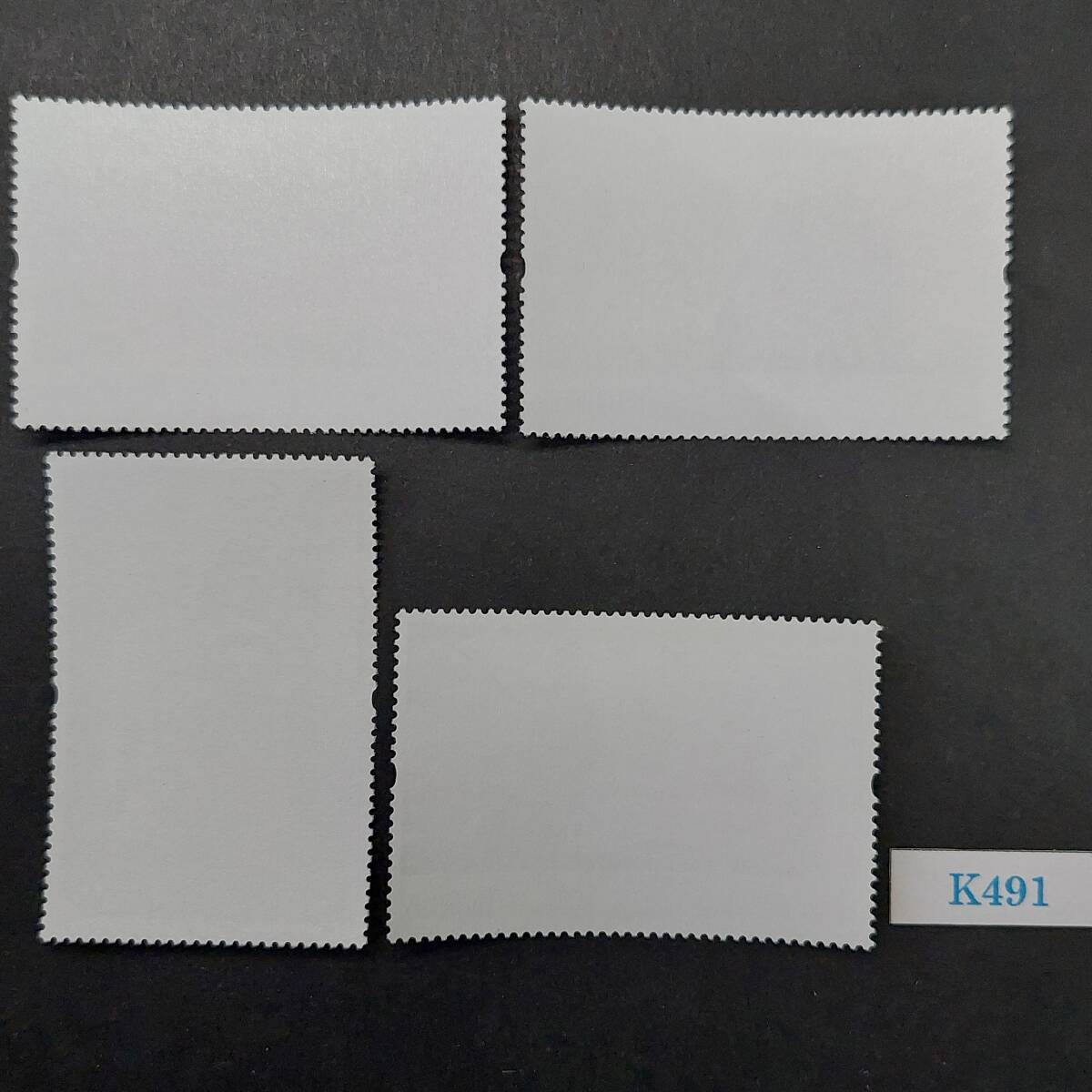 K491 中国切手「毛沢東 生誕120周年 記念切手4種完:問蒼范大地誰