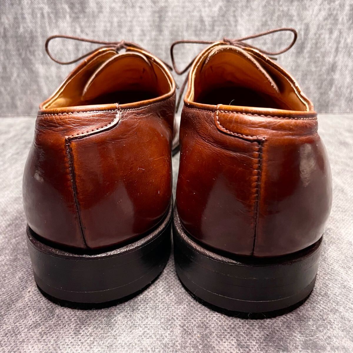 【Made in USA/80-90'sヴィンテージ】Allen Edmonds Park Avenue パークアベニュー ストレートチップ US10 1/2 D 28.0-28.5cm前后 ブラウン