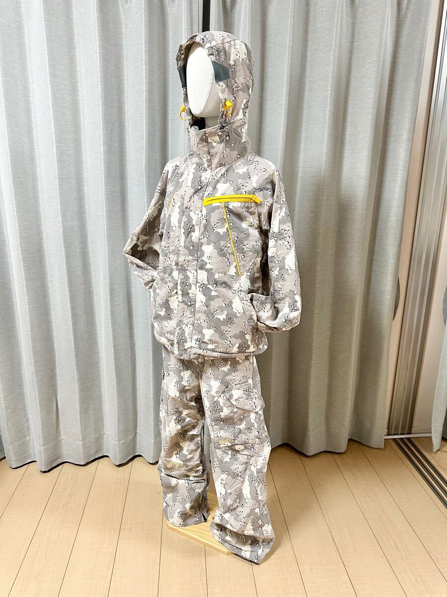 バートン スノーボード キッズ ウェア 上下セット セットアップ 迷彩 Lサイズ