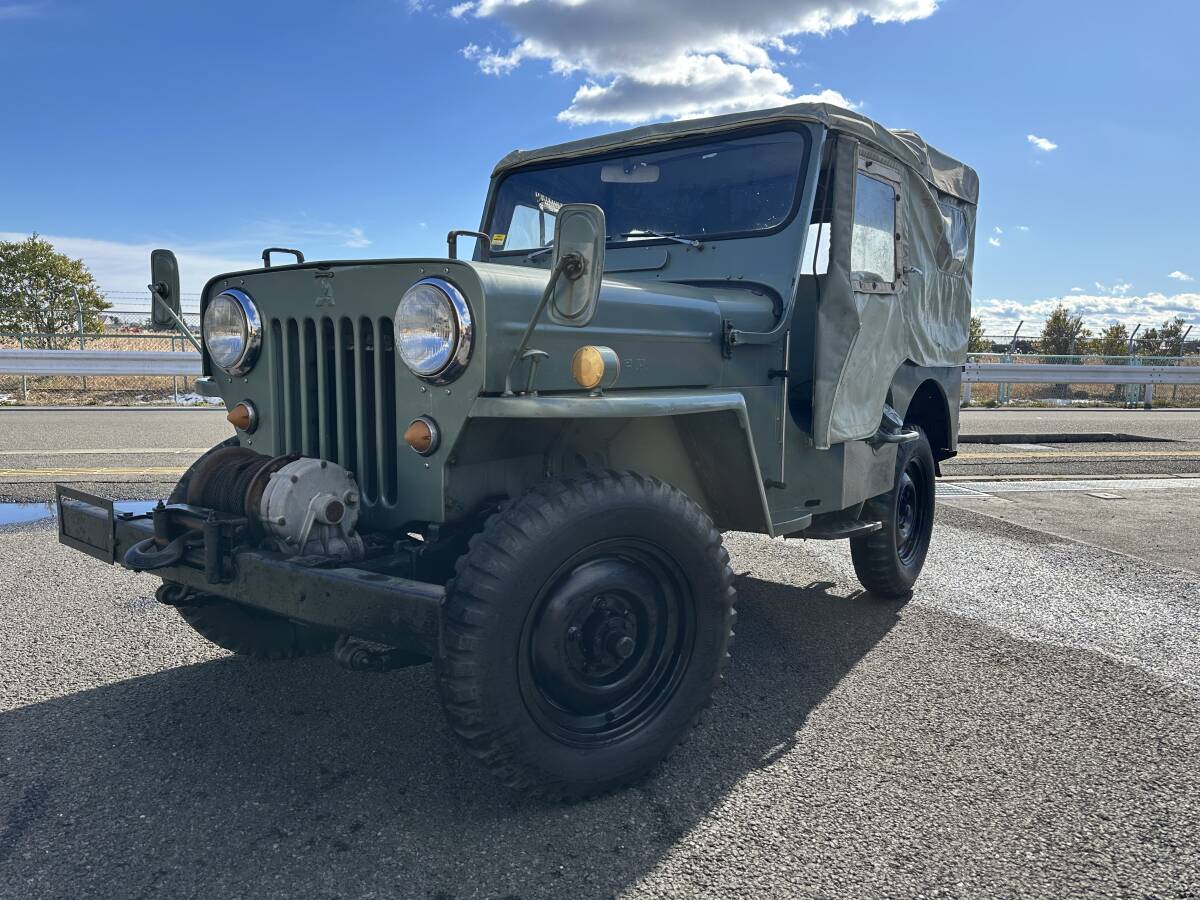 ☆仙台発 三菱ジープJEEP J3型 エンジン型式：JH4 2200CCガソリン 