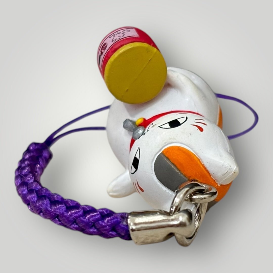 ジャムも好き 「夏目友人帳 ニャンコ先生徒然根付ストラップ Part4」根付けフィギュア★サイズ約2.5cm〈K2-4