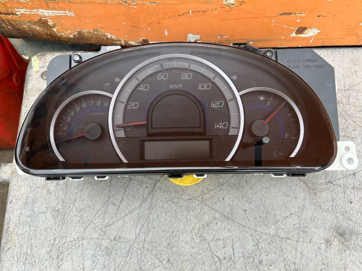 スズキ ワゴンR スティングレー MH23S スピードメーター 34101-70KJ0 34100-70KA 爪割れ 100275km 中古 タコメーター 2WD 