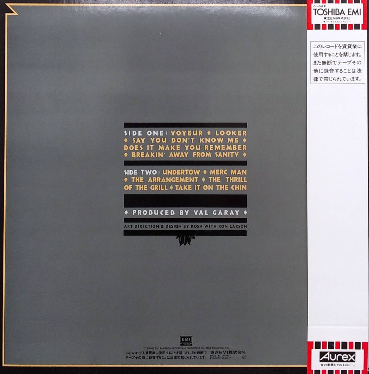 匿名?送料無(wú)料！　キム?カーンズ/Kim Carnes　LPレコード　「愛と幻の世界/Voyeur」