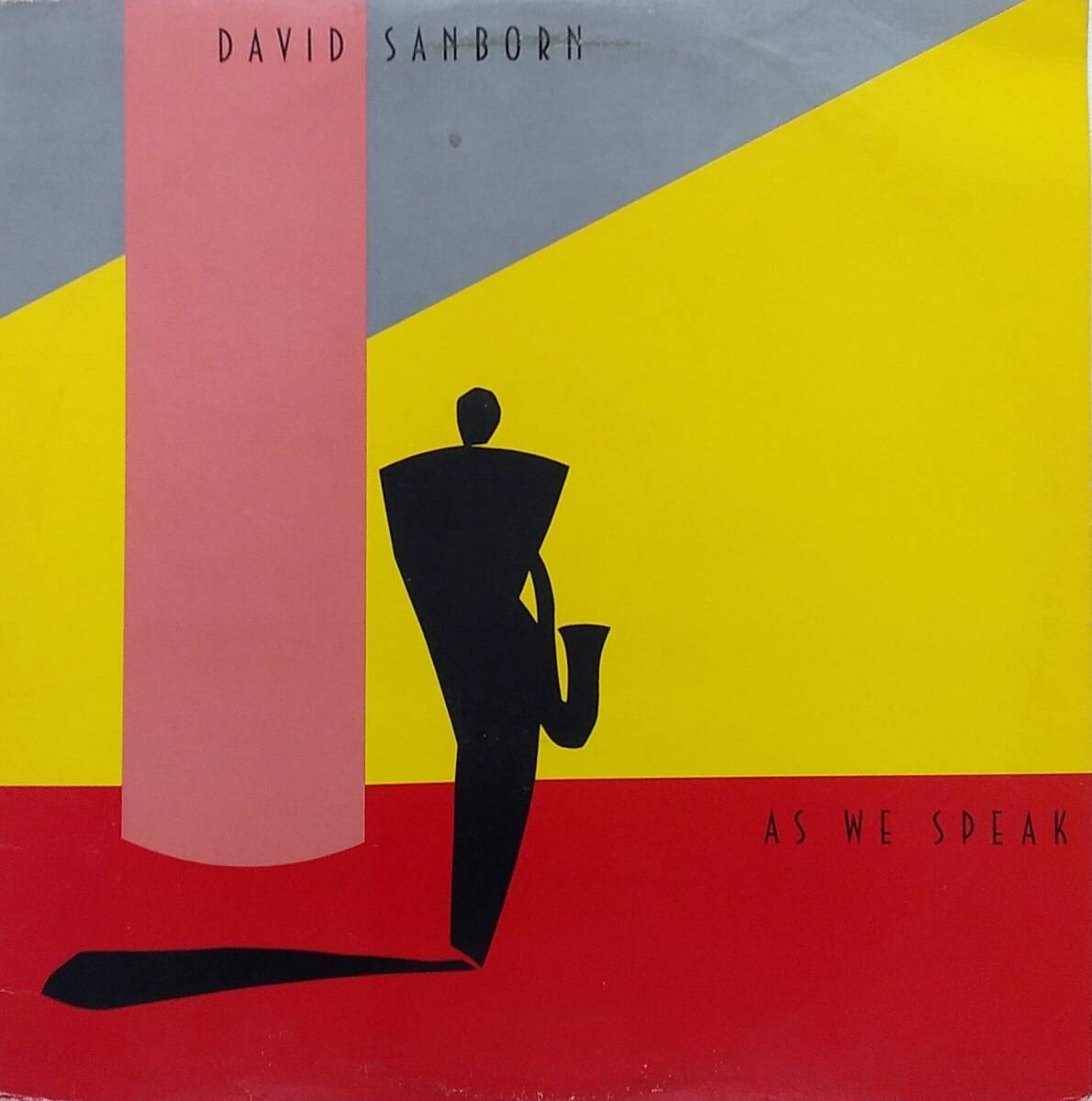 匿名・送料無料！　デイヴィッド・サンボーン/David Sanborn　輸入盤 LPレコード 　「ささやくシルエット/As We Speak」
