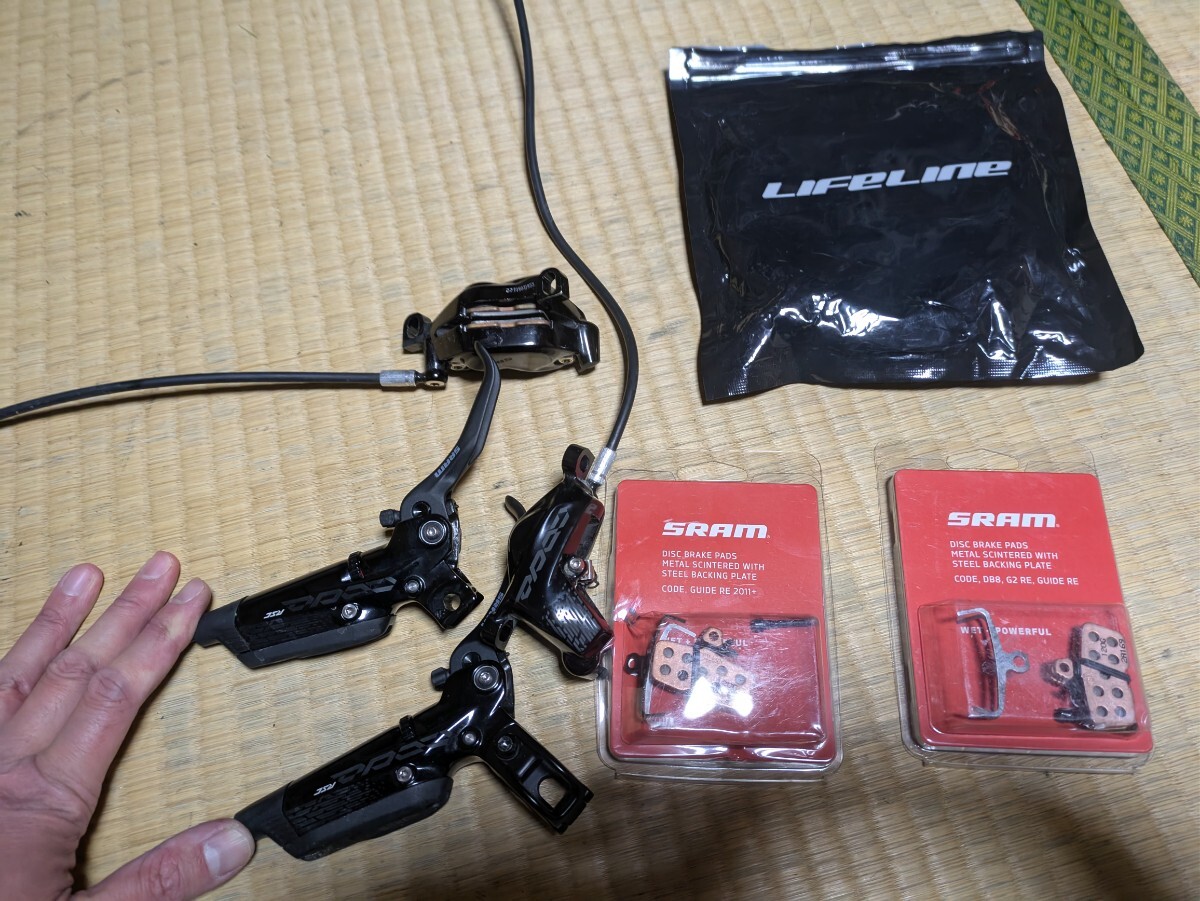 Sram code rsc 新品パッド ホースセット付属 Sram code rsc 新品パッド ホースセット付属