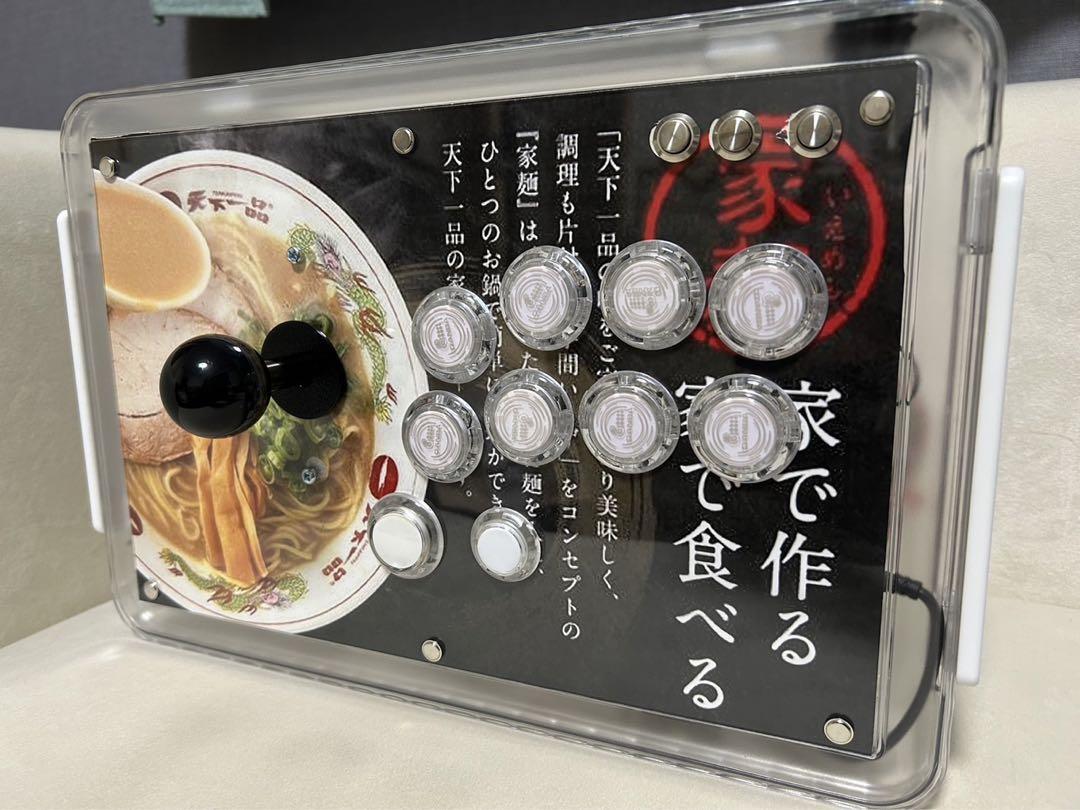 クリア天板OLED】イラスト差し替え可能 アケコン 自作 カスタム 三和 クリア天板OLED】イラスト差し替え可能 アケコン 自作 カスタム 三和