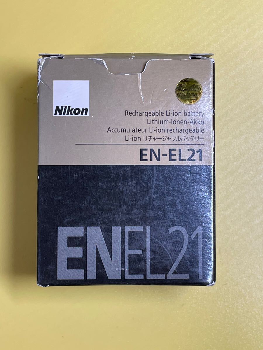 【未使用】 Nikon ニコン 純正 リチャージャブル Li-ion バッテリー EN-EL21