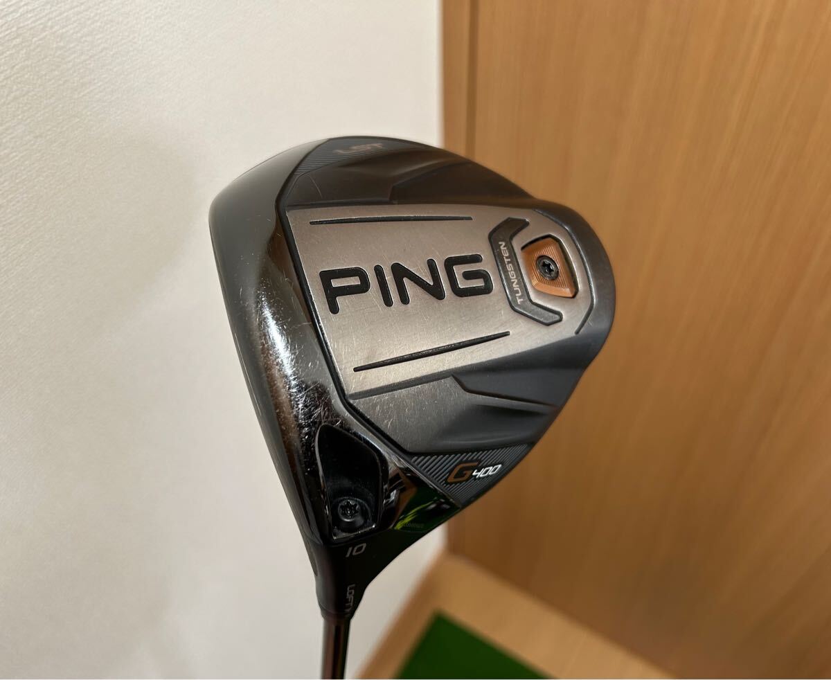 PING ピン G400LSTドライバー 10度 シャフトは純正ALTA J CB フレックスS レフティ ほんとによく飛ぶドライバーです。