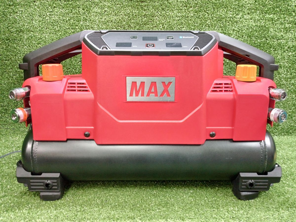 中古美品 MAX マックス 常圧/高圧 エアコンプレッサ Bluetooth タンク容量11L 満タンまで約5分 AK-HL1310E