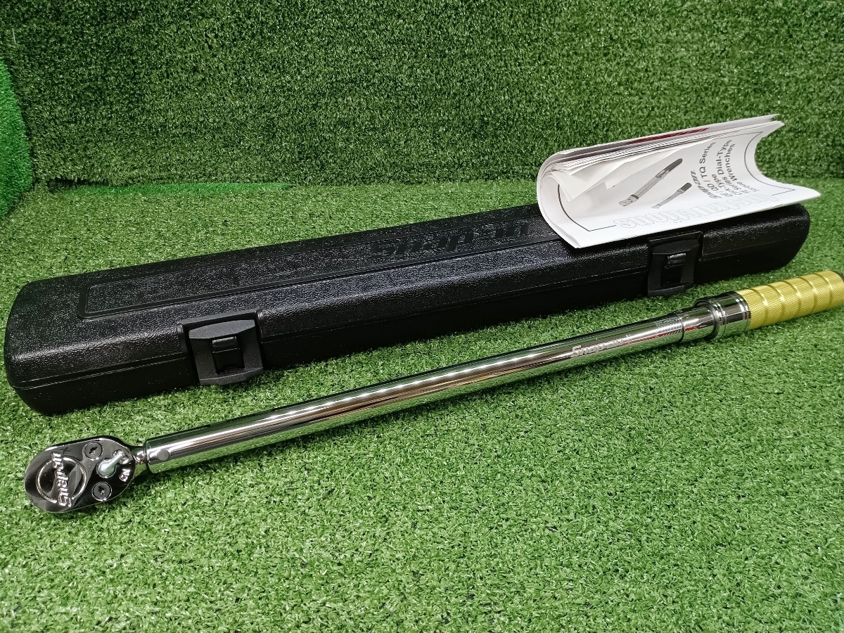 中古 美品 snap-on スナップオン 1/2 トルクレンチ イエロー GE3RN350HV