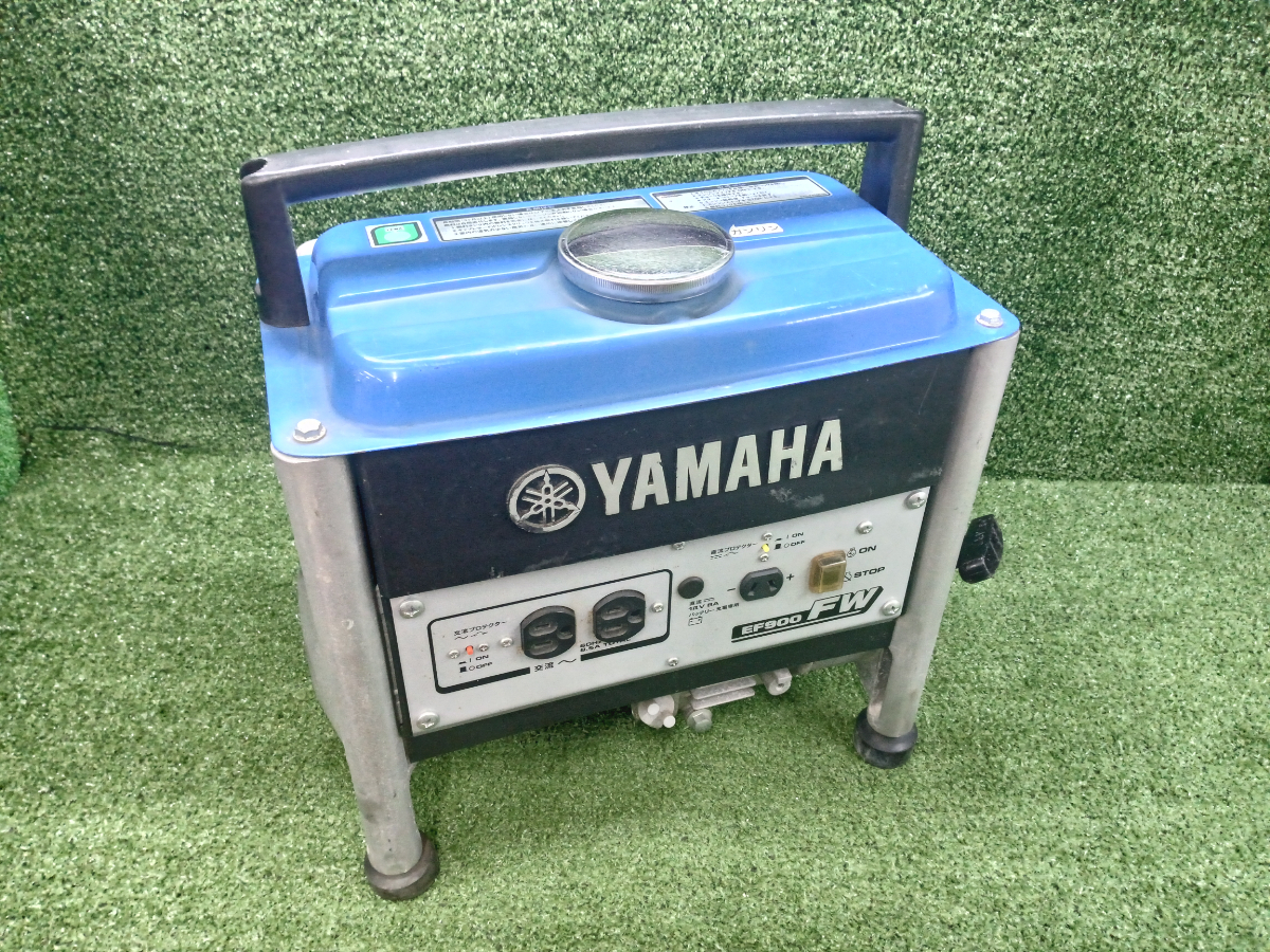 売上実績NO.1 140サイズ】中古品 【佐川 YAMAHA EF900FW 東日本地域専用 0.7kVA 定格出力 50HZ エンジン発電機 ヤマハ 発電機