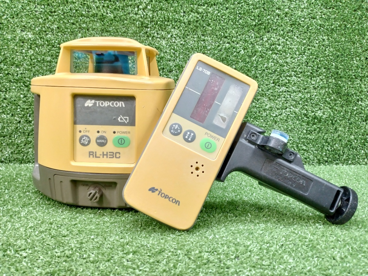 中古 TOPCON トプコン ローテーティングレーザー RL-H3C + 受光 中古 TOPCON トプコン ローテーティングレーザー RL-H3C + 受光