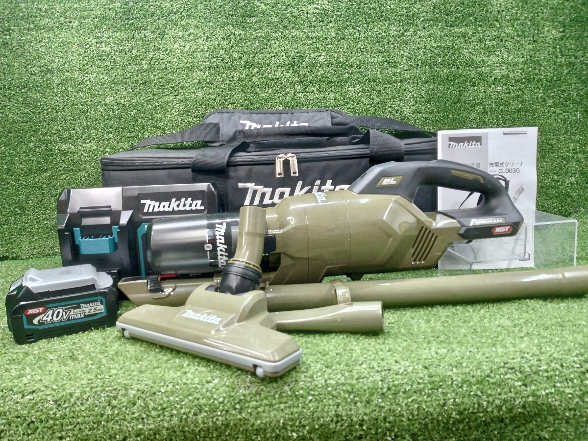 未使用 makita マキタ 40V 充電式クリーナ オリーブ 2.5Ah 未使用 makita マキタ 40V 充電式クリーナ オリーブ 2.5Ah